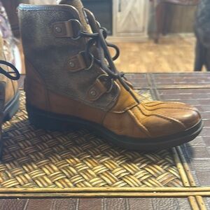 Men's Brown Leather Boots